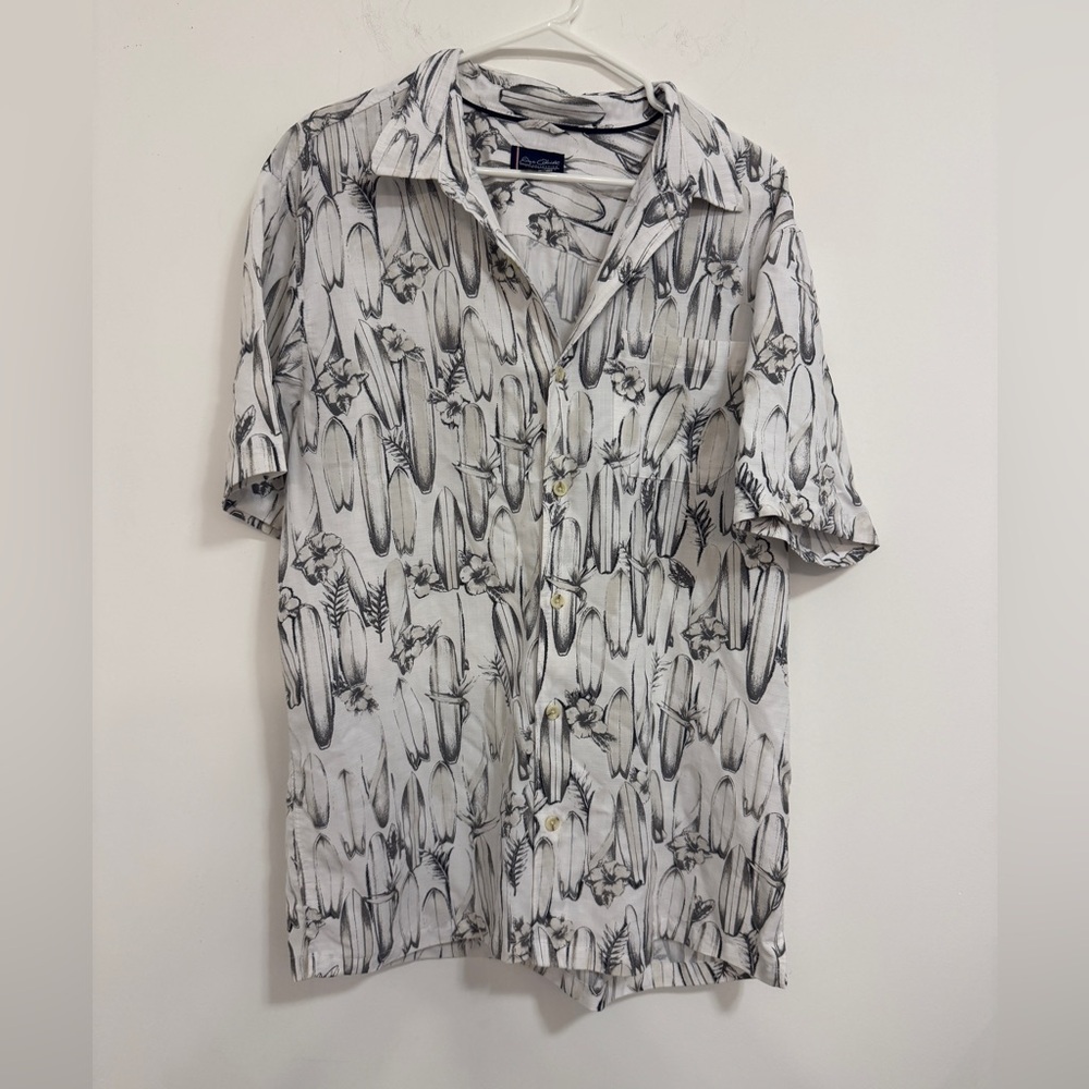 Jack O'Neill Collection Surfboard  Button Down Shirt